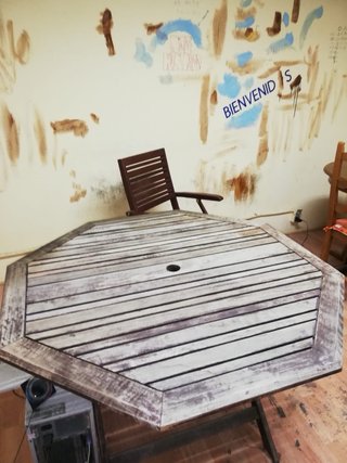 Tavolo da Giardino in Legno Ottogonale