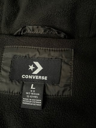 Anorak niño Converse negro