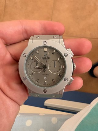 Reloj Hublot Plateado