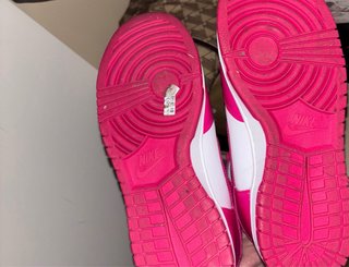 Zapatillas Nike Dunk High Rosa y Blanco