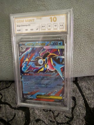 Carta Pokémon Mega Greninja EX Graduada 10