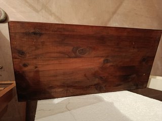 Scaffale a Parete in Legno e Ferro Battuto