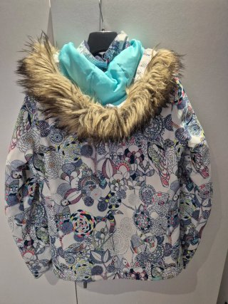 Abrigo de nieve Roxy estampado. Talla 14
