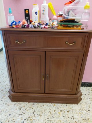 Mueble recibidor madera