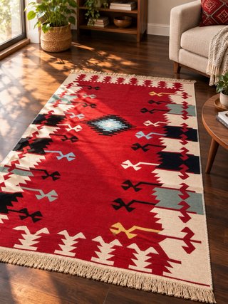 Tappeto Kilim Rosso 120*180cm