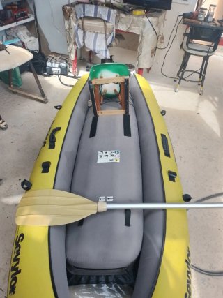Kayak hinchable Sevylor pesca