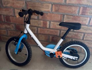 Bicicleta infantil 12/14 pulgadas