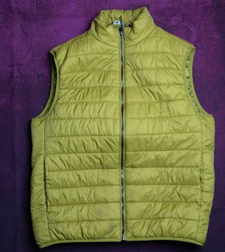 Chaleco Acolchado Zara Verde Oliva Talla L
