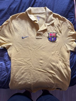 Polo FC Barcelona Nike Amarillo