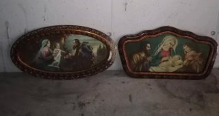2 Quadri Sacri Cornice Legno entrambi a € 70.