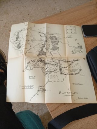 Mapa de la Tierra Media de Tolkien