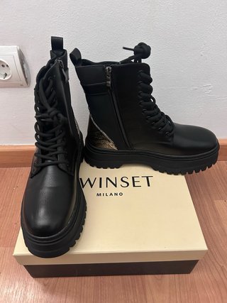 Botines Negros Twinset Milano