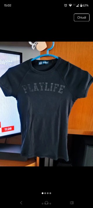 Maglietta PLAYLIFE nera manica corta