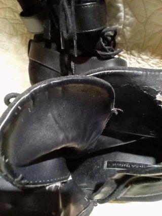 Botines Negros Zara Trafaluc