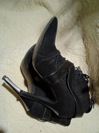Botines Negros Zara Trafaluc