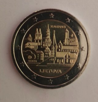 Moneda 2€ Conmemorativa Lituania 2026 Kaunas