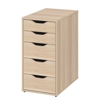 Cajonera de Madera con 5 Cajones