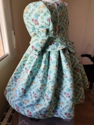 Alquiler traje fallera 1-2 años siglo XVIII
