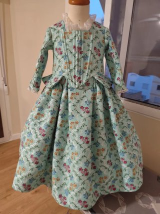 Alquiler traje fallera 1-2 años siglo XVIII