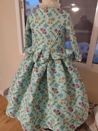 Alquiler traje fallera 1-2 años siglo XVIII