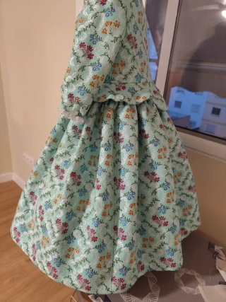 Alquiler traje fallera 1-2 años siglo XVIII