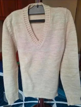 Jersey de Punto Beige talla M