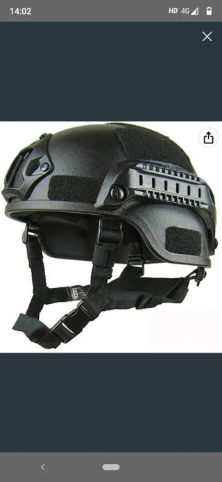 Casco Táctico Mich 2001 Nuevo