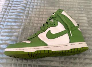 Zapatillas Nike Dunk High Verde y Blanco