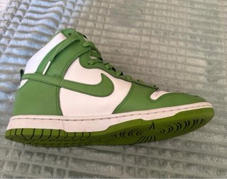 Zapatillas Nike Dunk High Verde y Blanco