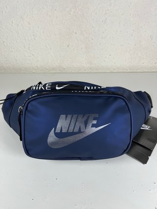Riñonera Nike Azul marino y Plateado 17x30cm