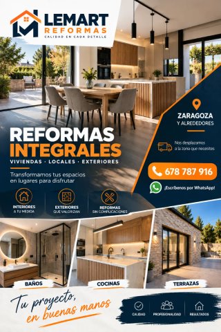Reformas integrales Zaragoza