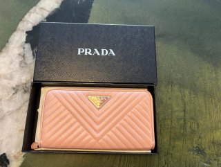 Cartera Prada Nappa Impunture Rosa (Orchidea)