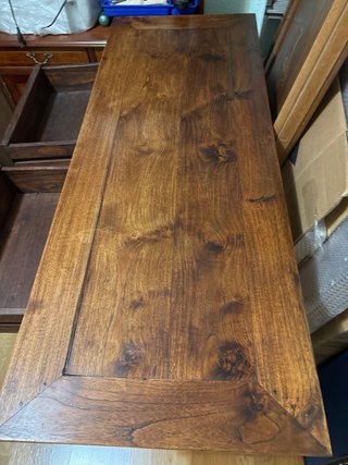 Tavolo da scrivania in legno massello
