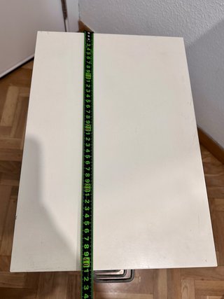 Cajonera IKEA de metal blanca