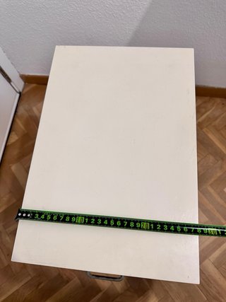 Cajonera IKEA de metal blanca