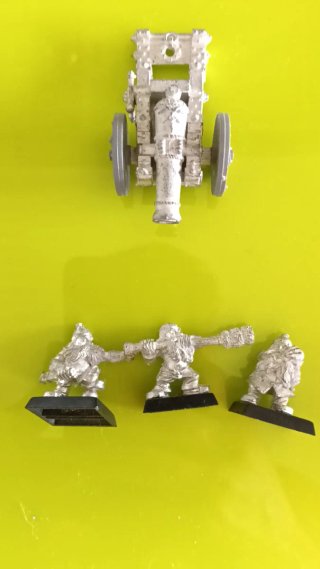 Cañón Enano y Dotación Metal GW 1993