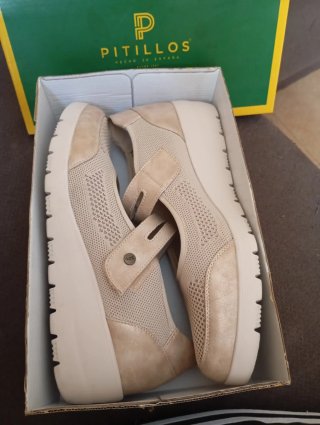 Zapatos Pitillos Beige