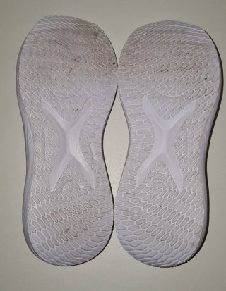 Zapatillas deportivas moradas y blancas talla 38