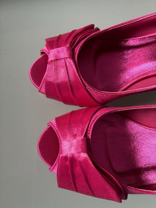 Zapatos Plataforma Fucsia