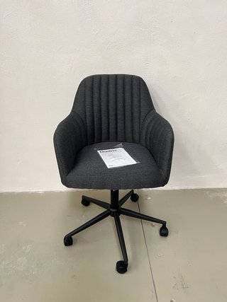 Sedia da scrivania Madina grigio scuro kave home