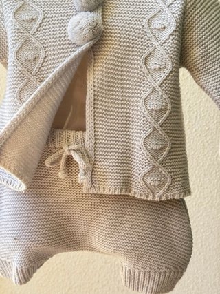 Conjunto de trico bebé