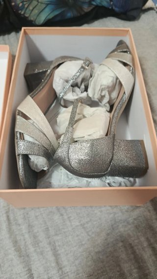 Sandalias de Fiesta Menbur Plateadas