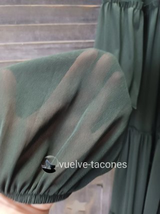 Vestido de tul  transparente ♡ ZARA *  talla M