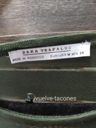 Vestido de tul  transparente ♡ ZARA *  talla M