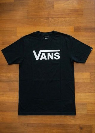 T-shirt Vans nera uomo