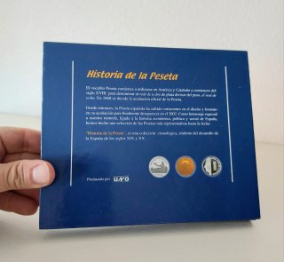 Colección Historia de la Peseta. Monedas plata.