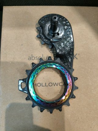Roldanas / patilla Absolute Black Hollowcage