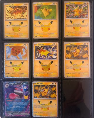 Cartas Pokémon 30 Aniversario