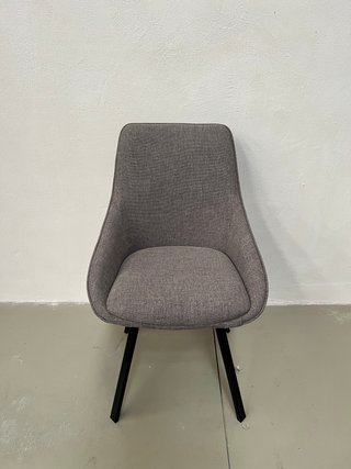 Sedia Girevole Jenna Grigio Scuro kave home