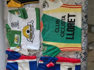 Lote maillots ciclismo vintage años 70